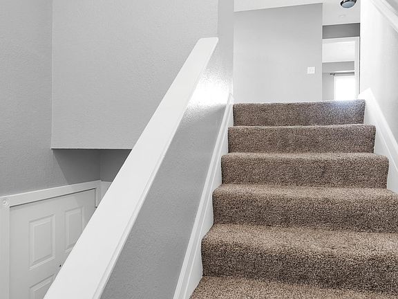 Heading upstairs