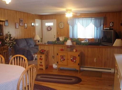 Great for entertaining this open family room and kitchen is filled with sunlig