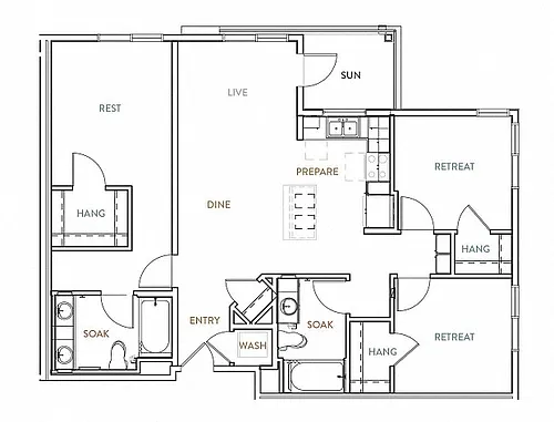 Floor plan C1