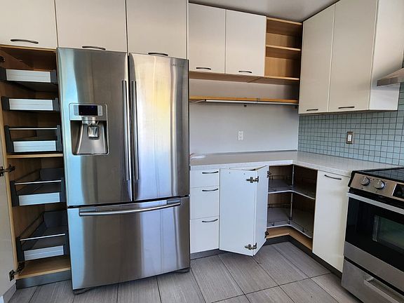 Pantry and ample storage in the kitchen.