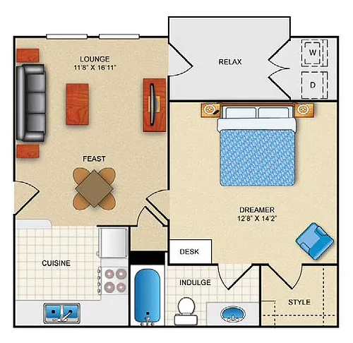 Floor plan A1R