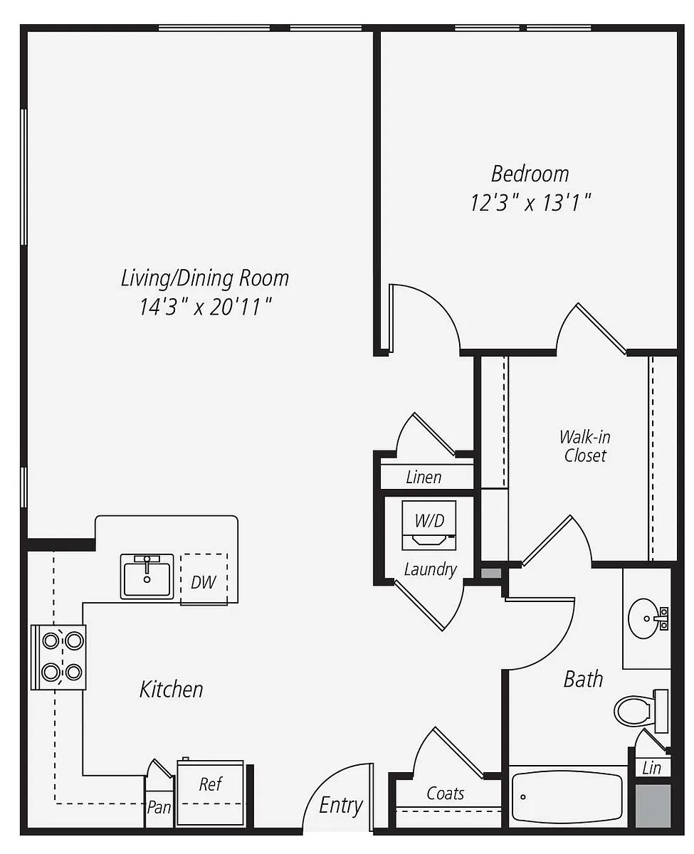 Floor plan A3-201-301-401