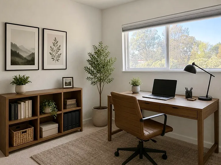 2nd bedroom virtually staged