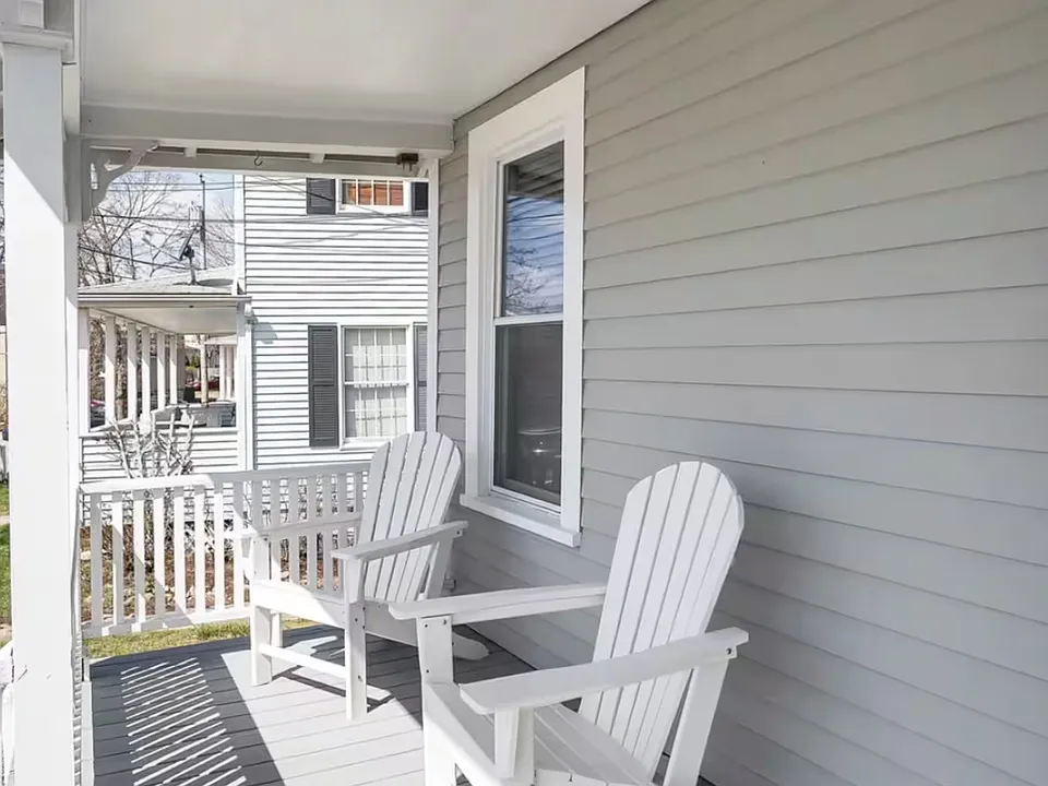 Sit back and relax on the front porch