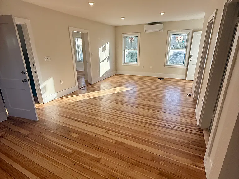 open living/dining/kitchen