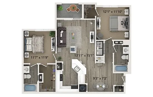 Floor plan B1