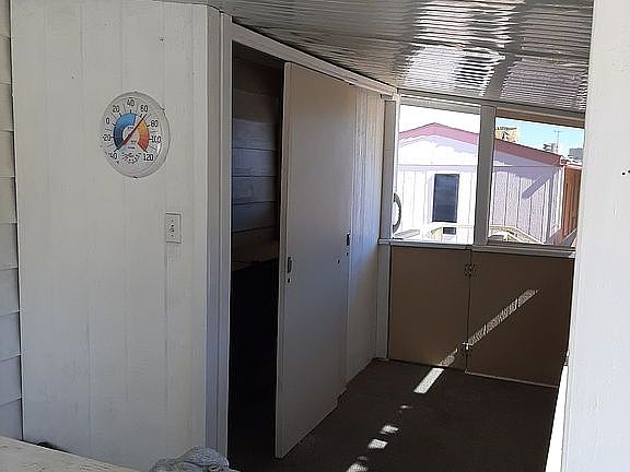 Storage on back porch