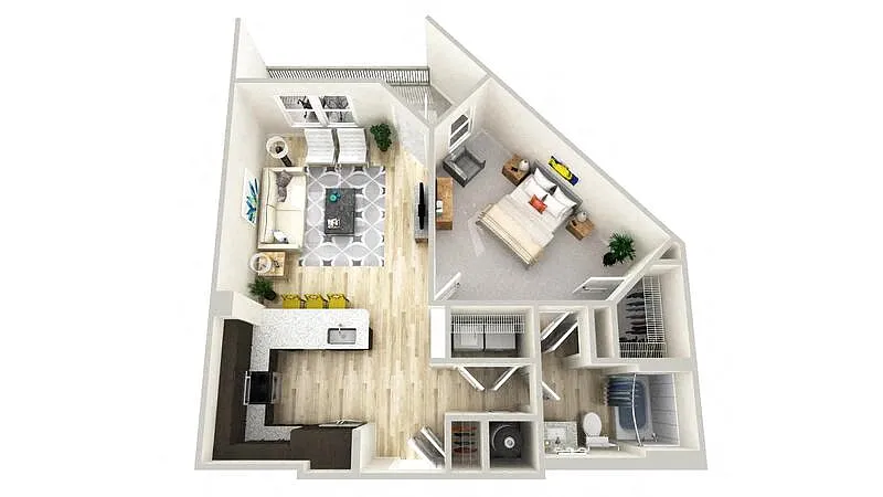 Floor plan A1D