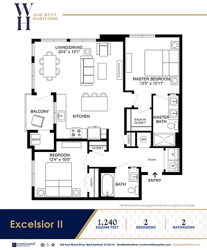 Floor plan Excelsior II