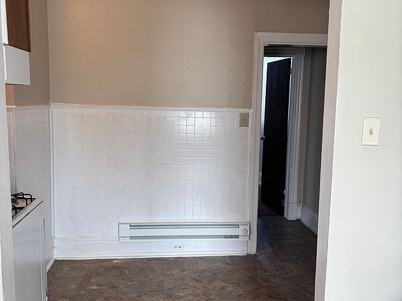 View of kitchen space from living room