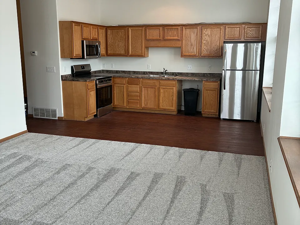 Kitchen from living room.