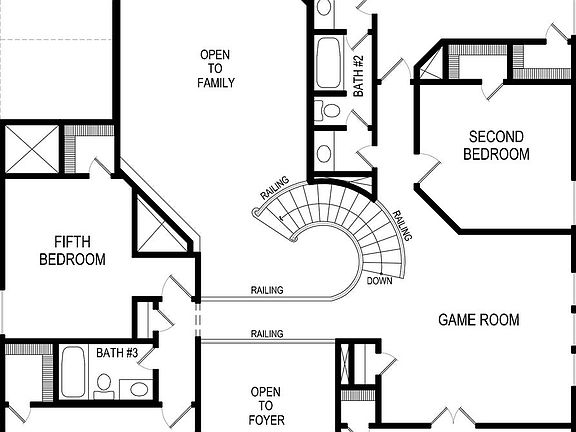 Jefferson 2F w Media Second Floor Plan