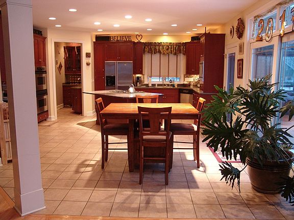 Kitchen/Breakfast room from Music (family) room