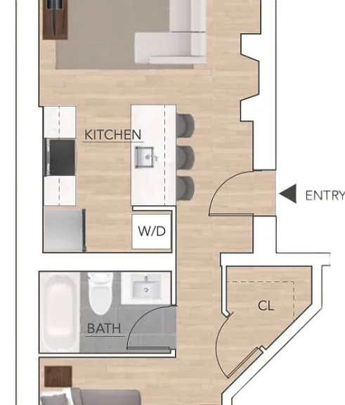 1 Bed | 1 Bath | 640 SF 1 Bed | 1 Bath | 640 SF