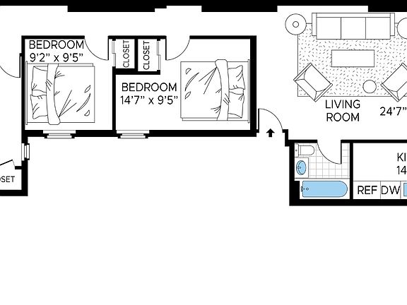 2nd image of 387 6th Ave APT 3
