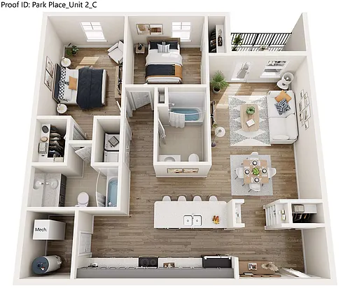 Floor plan B3