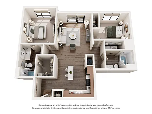 Floor plan 2B - The Ripple Run