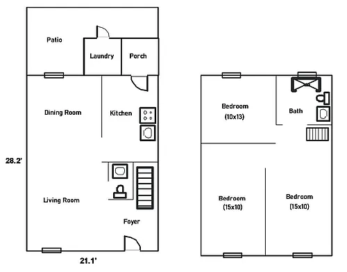 Floor plan 638 Audobon Avenue