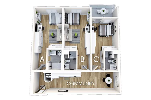Floor plan Coliving Plan 2
