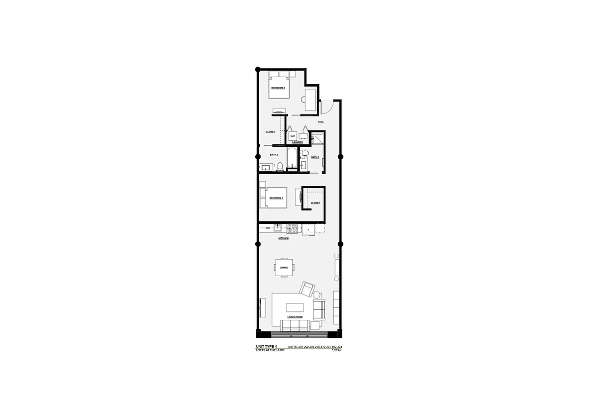 Floor plan Winston