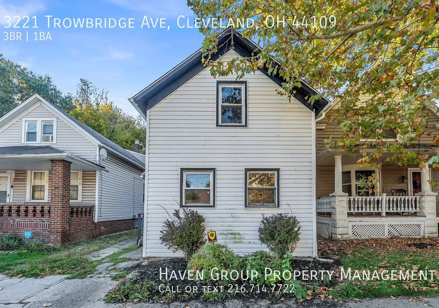3221 Trowbridge Ave, Cleveland, OH 44109 - Spacious 3-bed 1-bath single-family home! — Photo 1