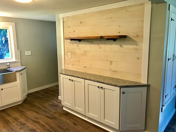 Accent Wall/Barnwood Shelf