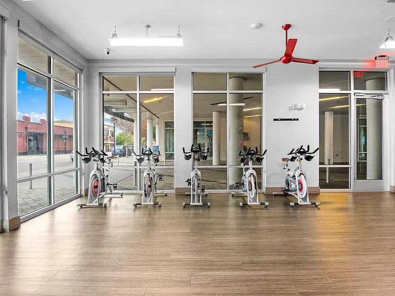Cycle studio at South Side Flats in Dallas TX