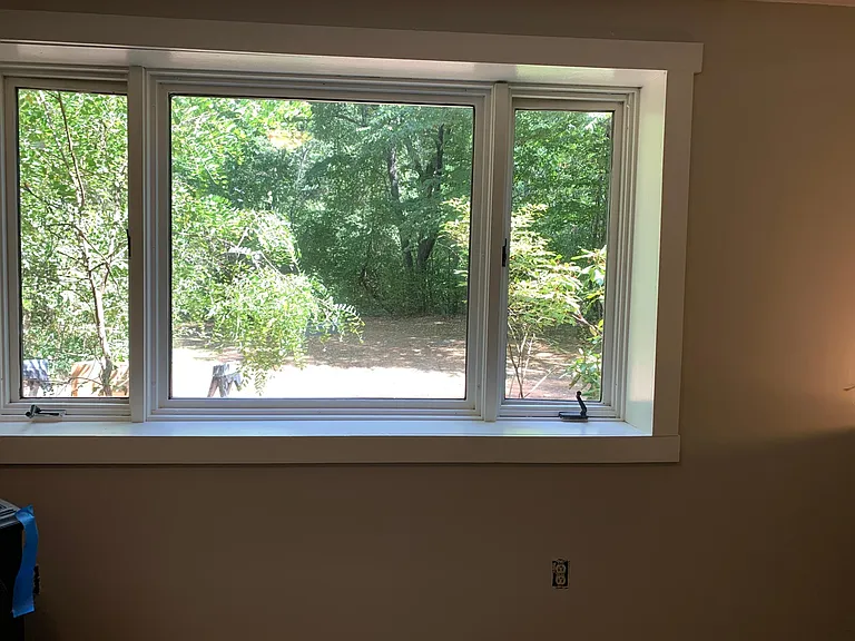 Big bay window allows for lots of natural light.