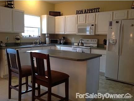 Kitchen open to Living Room