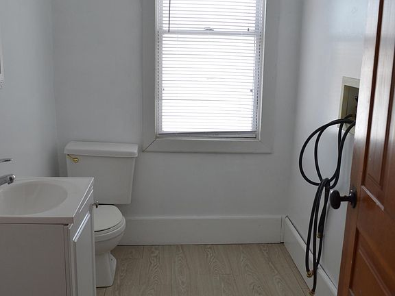 Laundry and half bath off kitchen