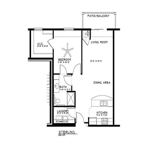 Floor plan Sterling