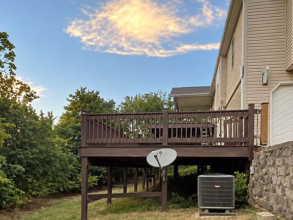 View of the back of the house.