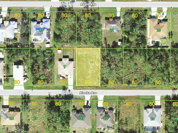23202 ALASKA AVENUE LOT 8, PORT CHARLOTTE, FL 33952