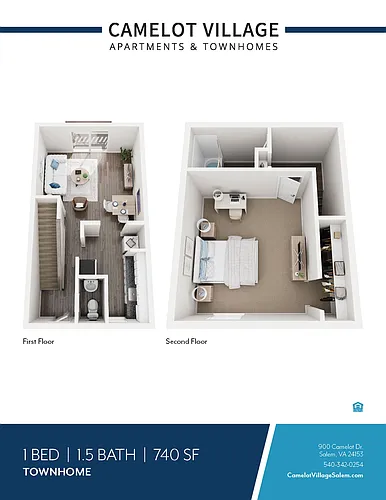 Floor plan 1 Bedroom