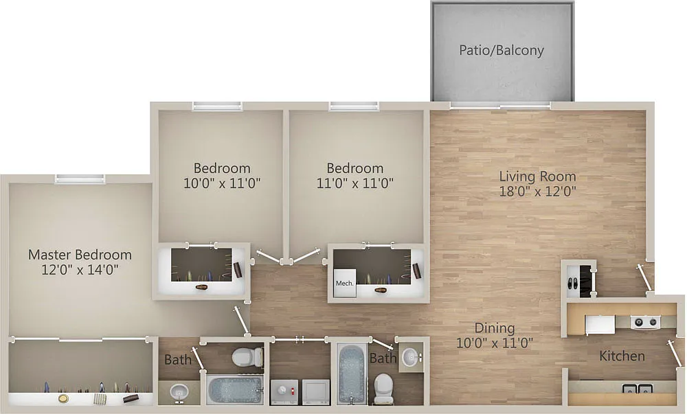 Floor plan Diamondhead