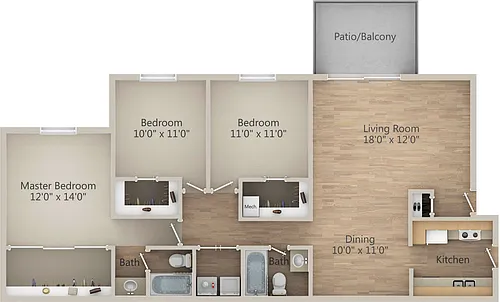 Floor plan Diamondhead