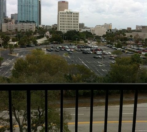 View from private balcony