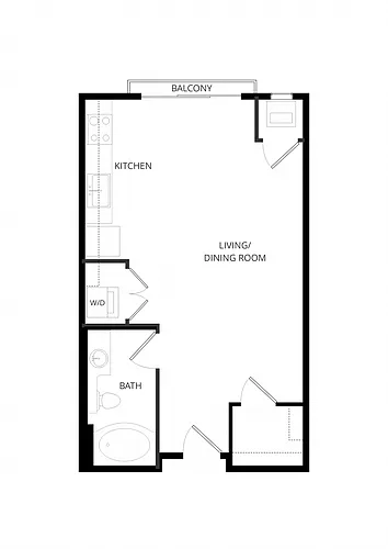 Floor plan A1 Studio