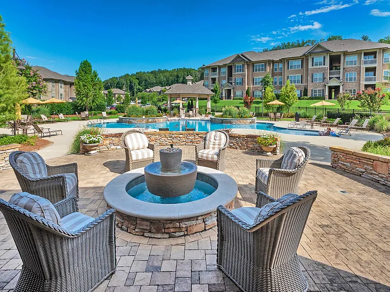 Poolside Fire Pit