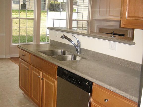 Nice backyard view from kitchen and living room