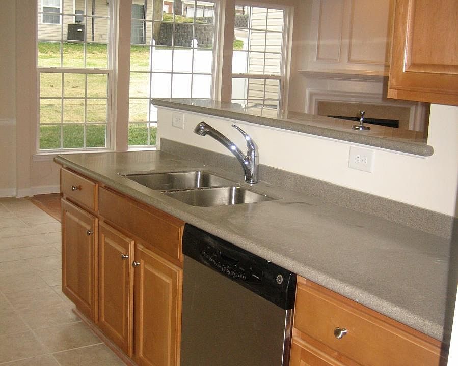 Nice backyard view from kitchen and living room