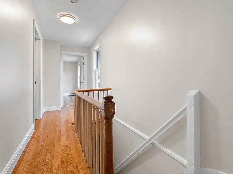 main level hallway - side exit