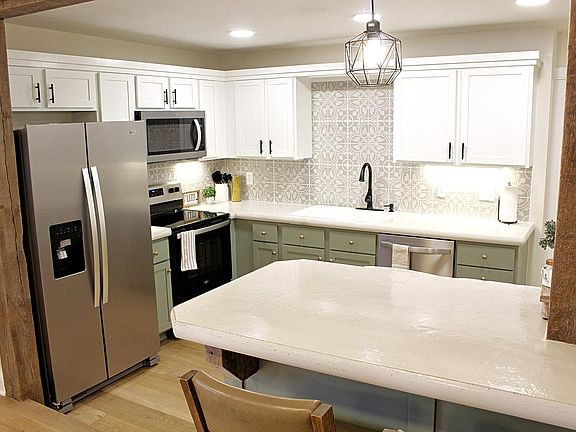 Kitchen and Island
