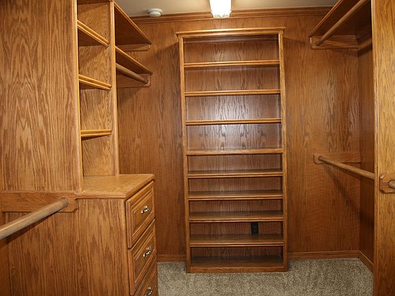 Walk-in master closet