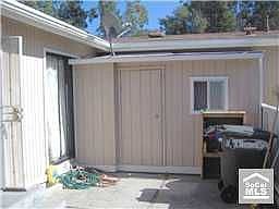 Storage and Patio
