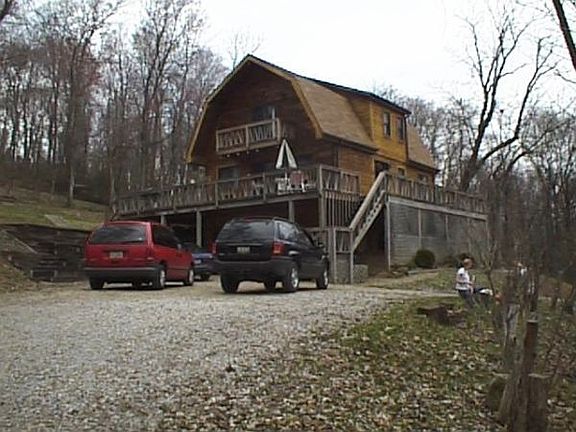 Main house from circular driveway