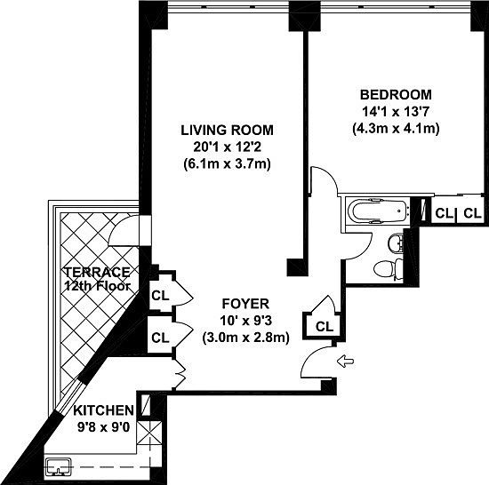 1st image of 210 E 36th St APT 12-A