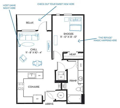 Floor plan A1X1A