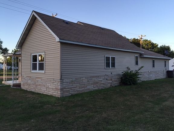 South side view of home