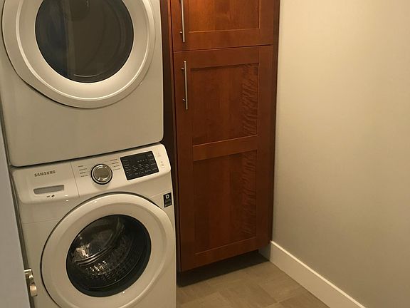 Large Laundry Room Could Easily Store a Hanging Bicycle Also